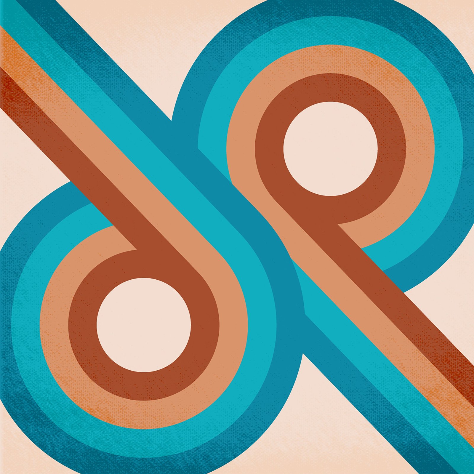 Set of 4 Midcentury Ceramic Coasters - Image 5