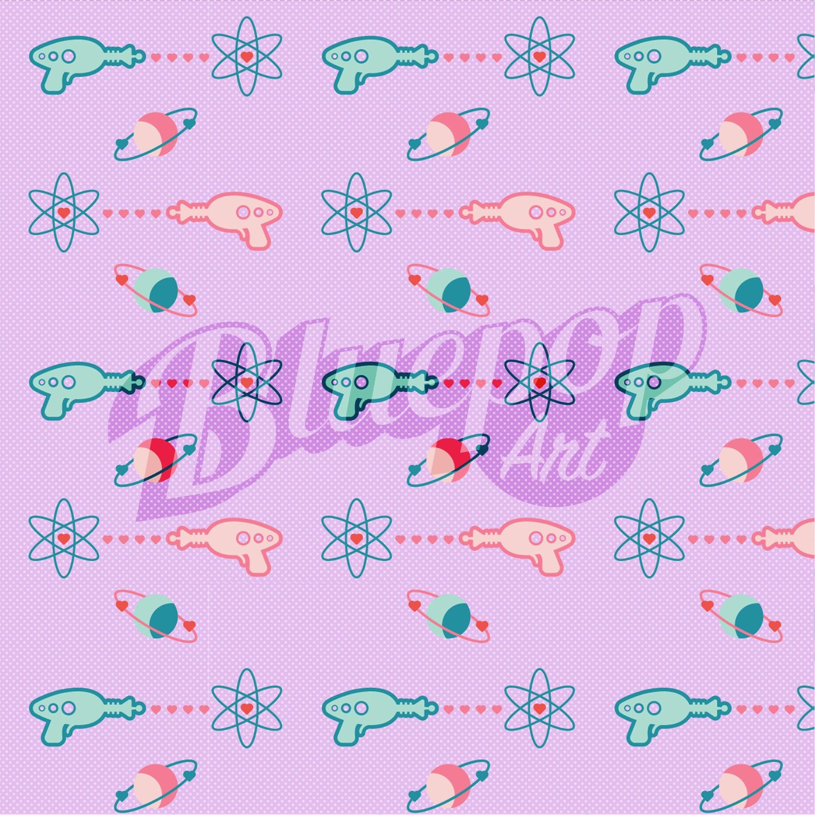 Retro Atomic Space Coaster Set - Image 3